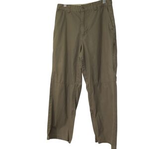 GAP Khakis Olive Green Wide Straight Leg High Waist Pants Sz 31
